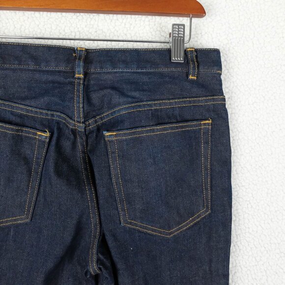 APC Jeans Mens 28X30 Blue Dark Wash Straight Leg New Cure F Heavyweight Denim - Picture 5 of 10